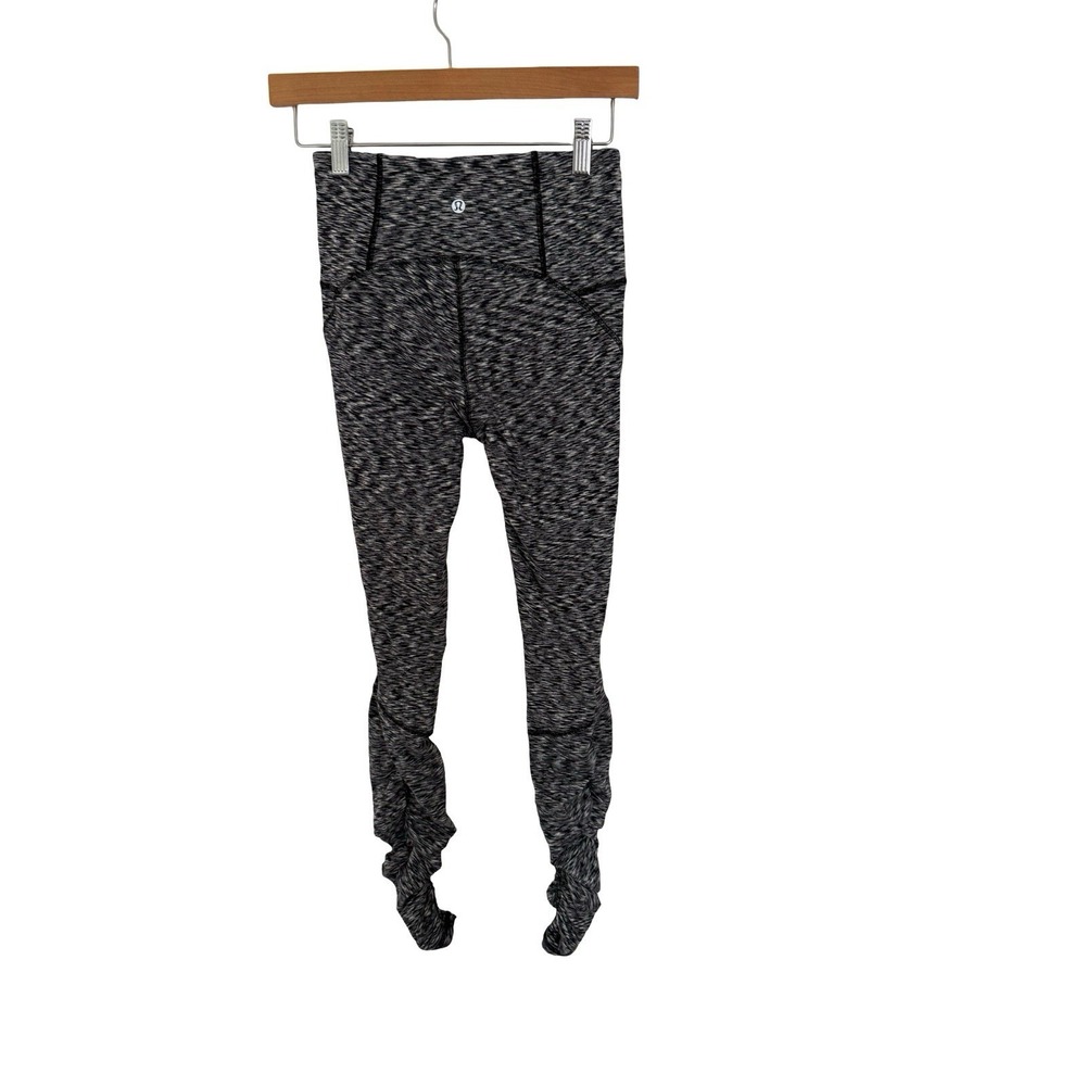 Lululemon Ready To Rulu Tight *28" Spaced Out Space Dye Black White Size 4‎
